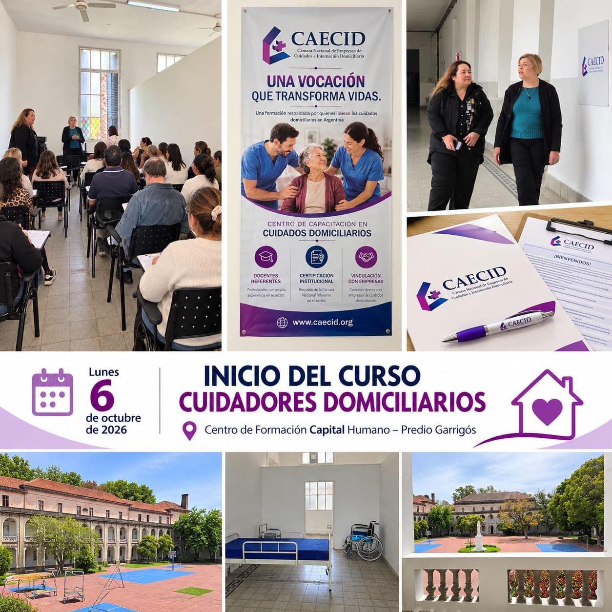 Inicio del Curso de Cuidadores Domiciliarios